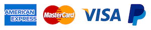 Amex, Mastercard, VISA & Apple Pay