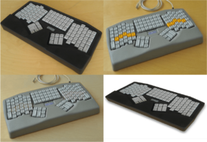 Picture of the different Dual Hand Keyboard variants