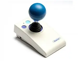 Picture of the Blueline Joystick with sponge ball handle