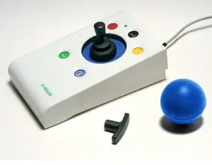 Picture of the N-Abler joystick with alternate handles