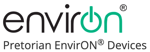 Pretorian Environ logo to their range of enviroenmntal control systems.